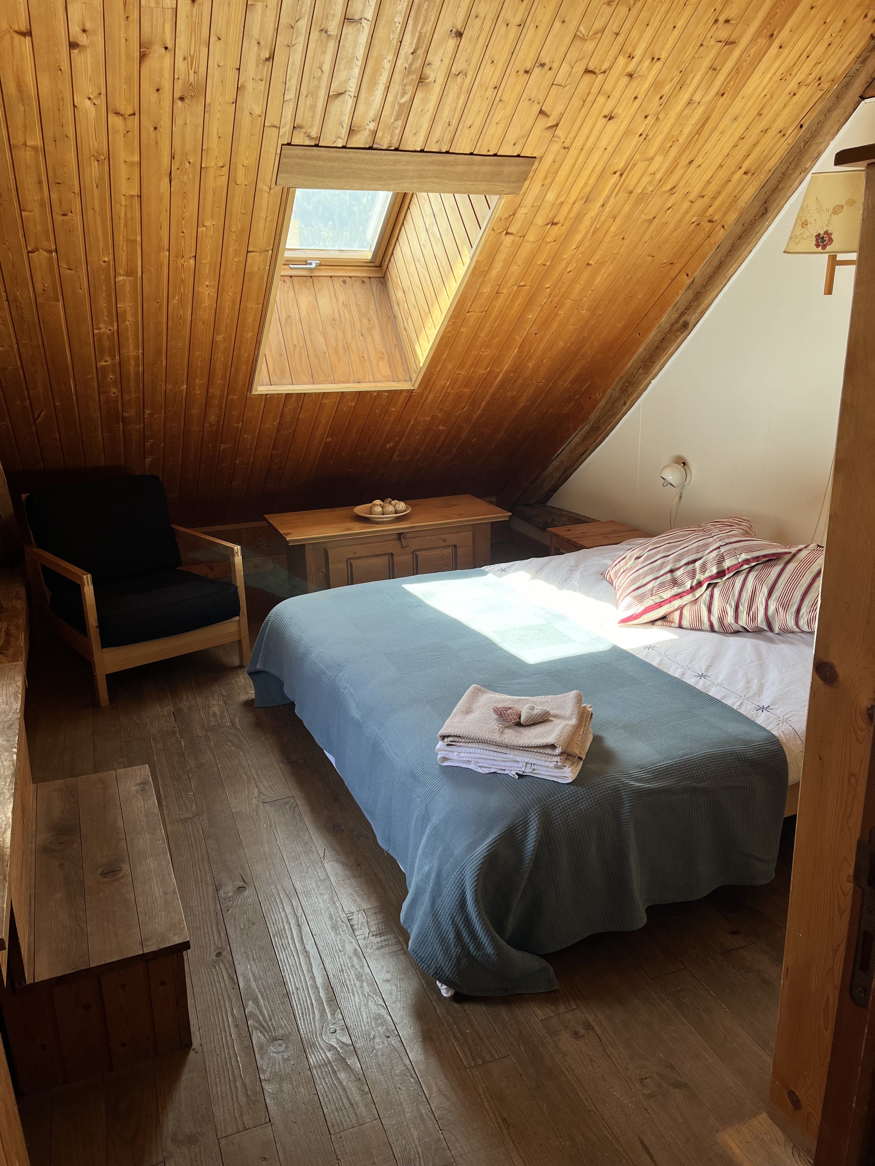 Chambre double au 1er étage avec petite terrasse