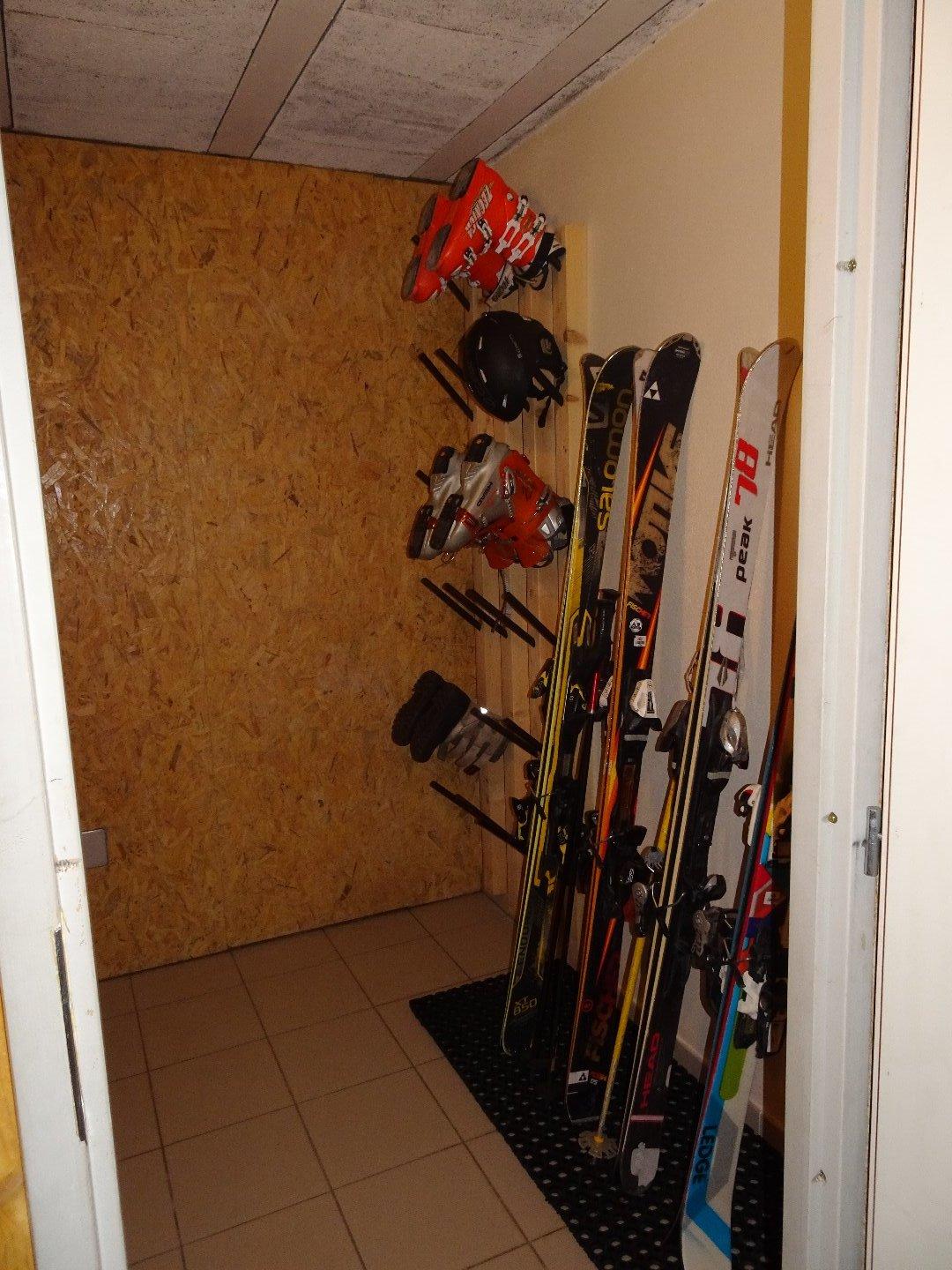 Casier à ski individuel et chauffé