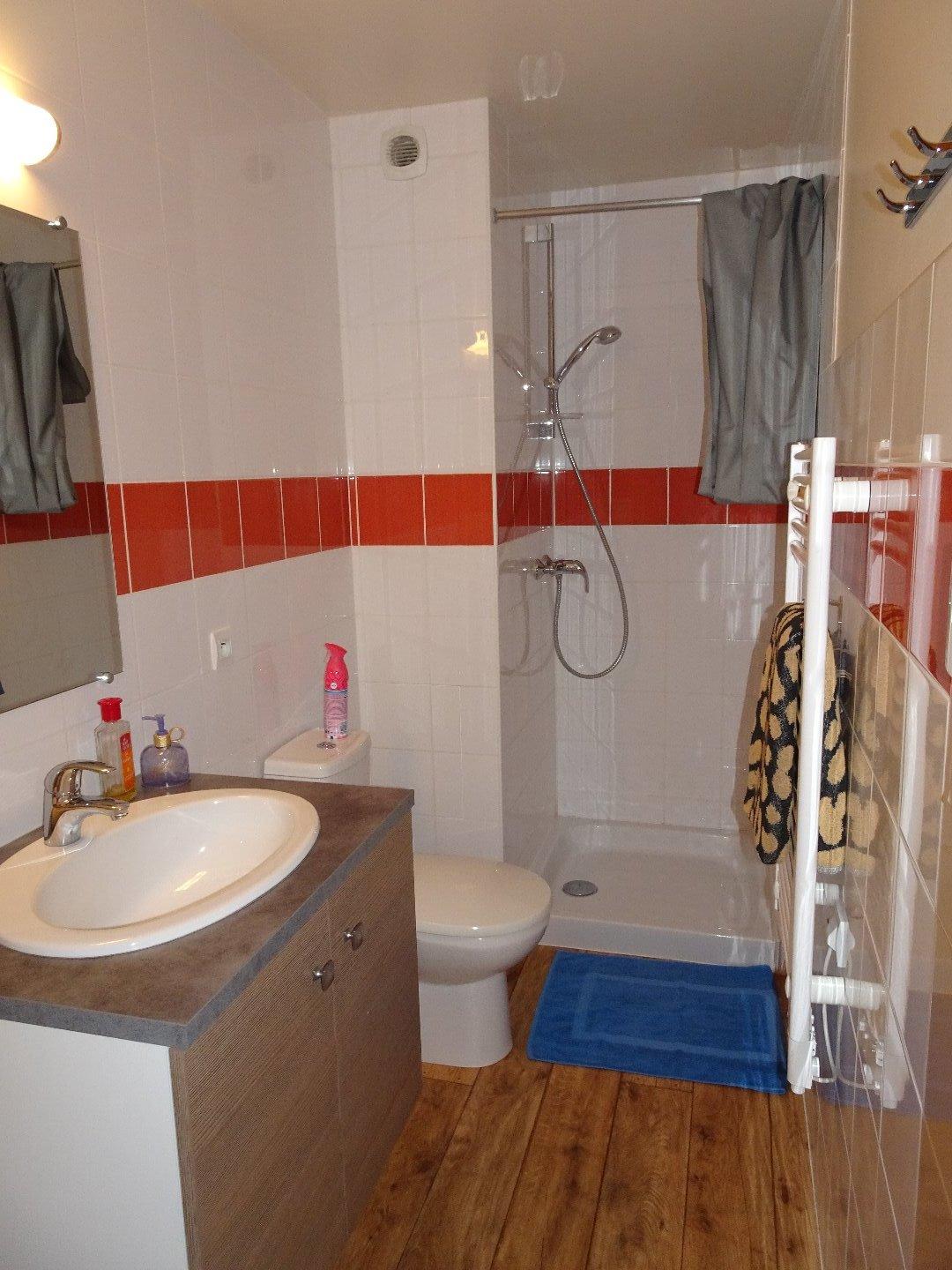 salle de bain avec douche