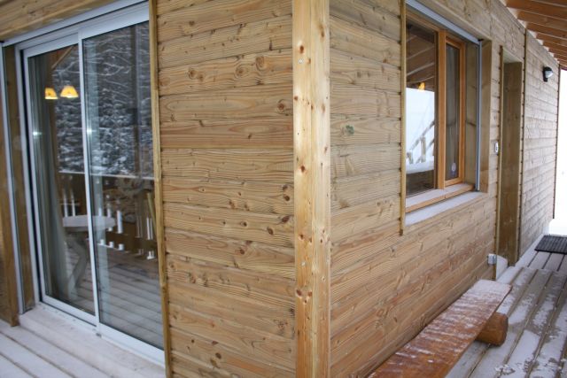 Chalet Normalie à La Norma (balcon baie vitrée)