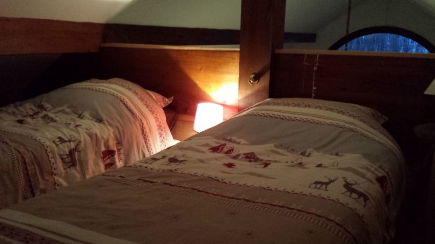 chambre 4 mezzanine - 2 lits simple