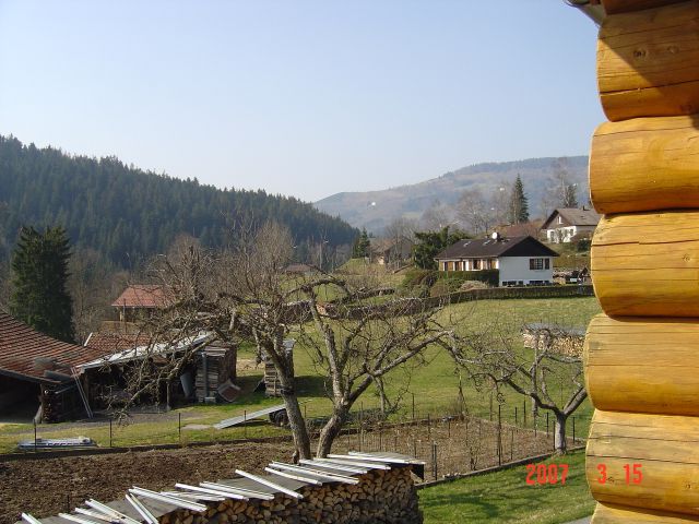 vue de la fenêtre de la cuisine