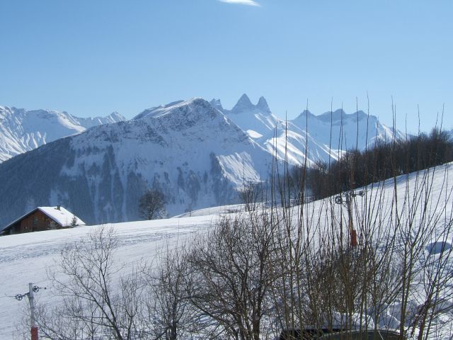 vue plein sud du chalet