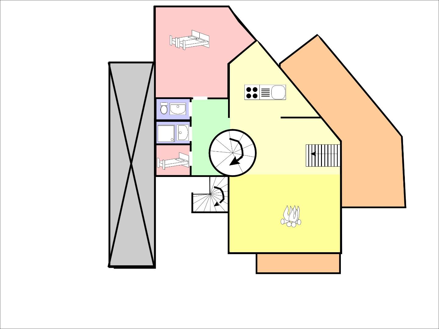 Chalet Balcon du Paradis - niveau 2
