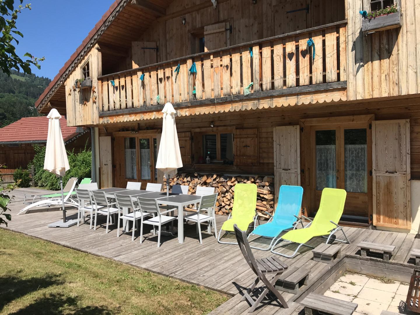 Le chalet en été