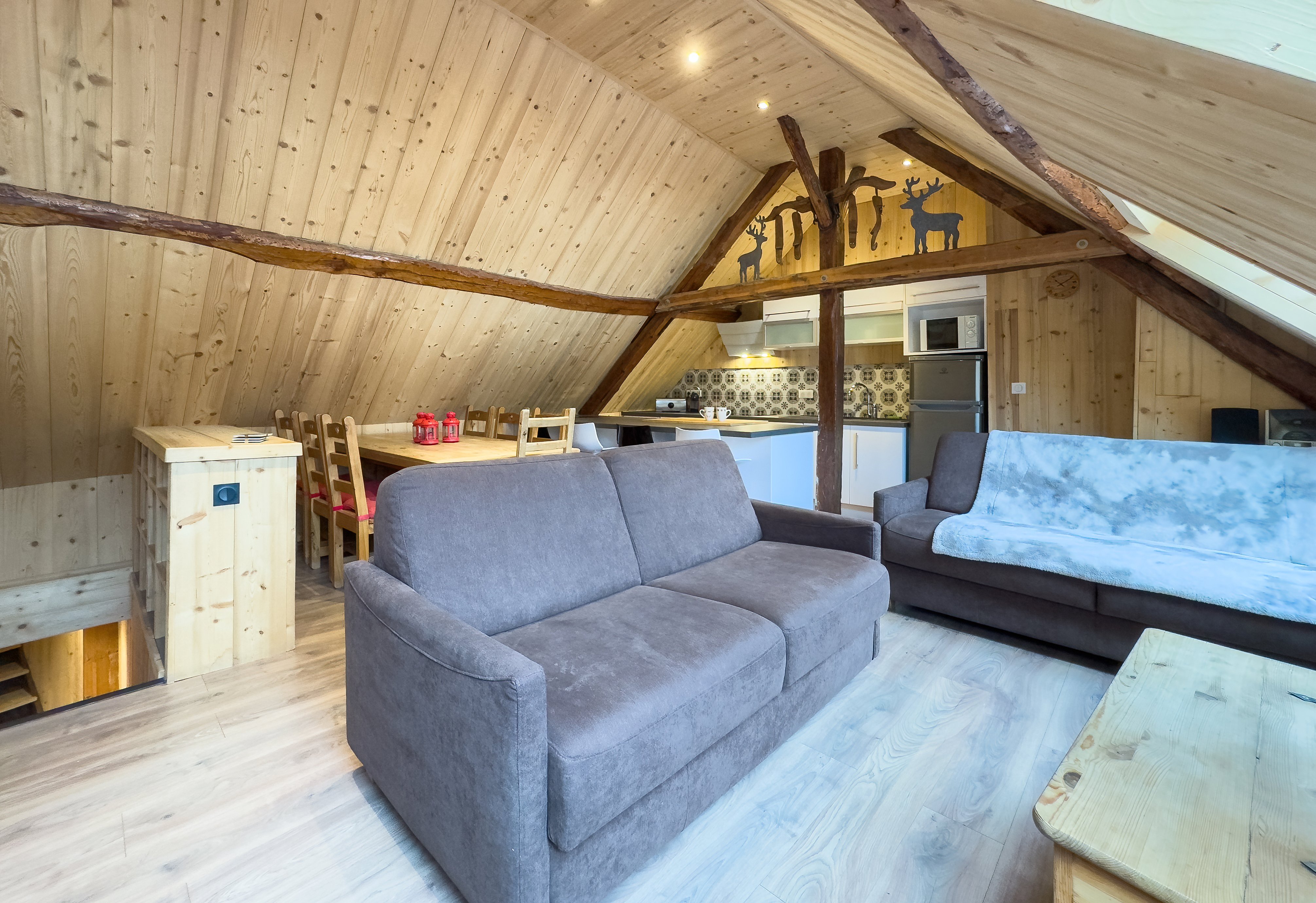 L'ALPAGE, duplex *** à 200 m des pistes, des Grands Bains et des commerces, séjour sans voiture