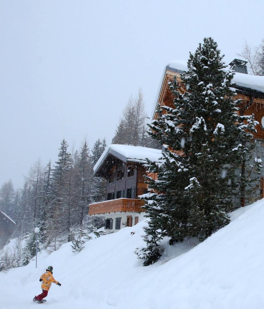 Retour à ski au chalet !