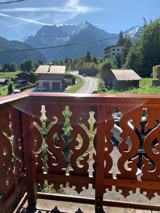 Balcon vue Mont Blanc