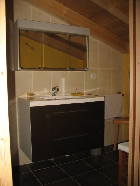 Aménagement de l'extension: nouvelle salle de bains
