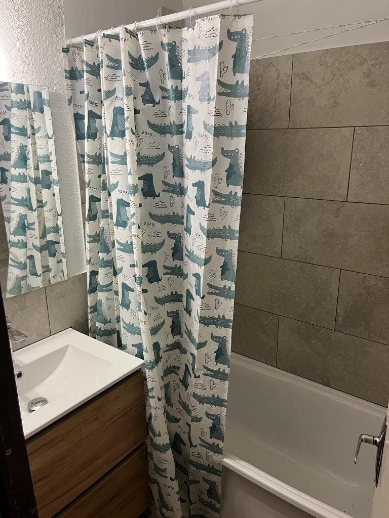 vue d'une partie de la salle de bain