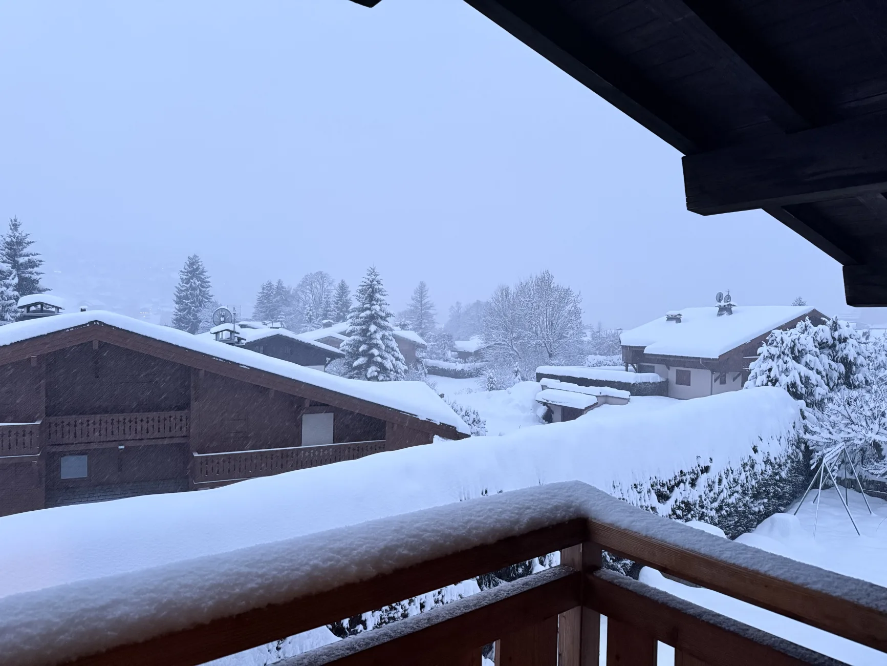 Balcon en hiver