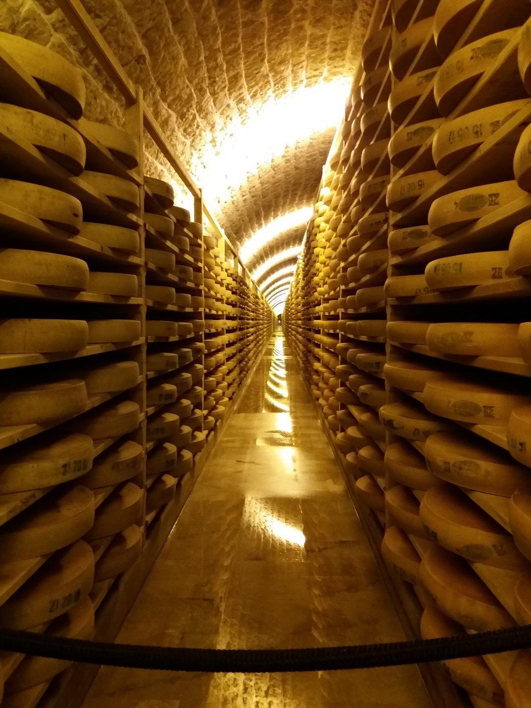 Les caves à Comté du fort des Rousses