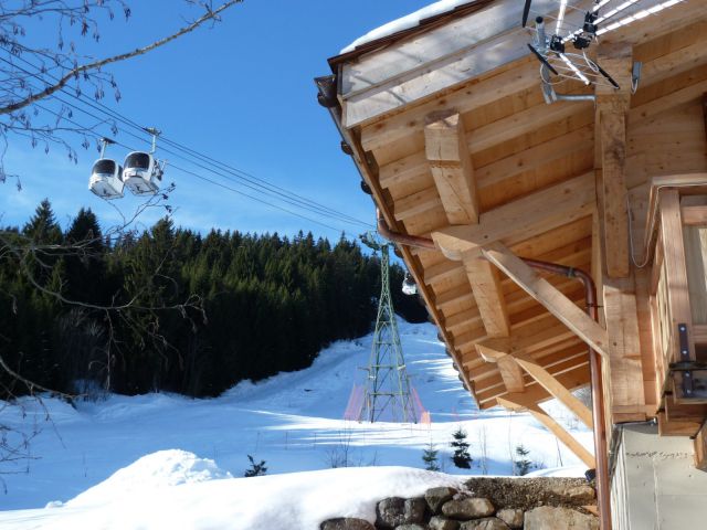 le chalet et le Télécabine