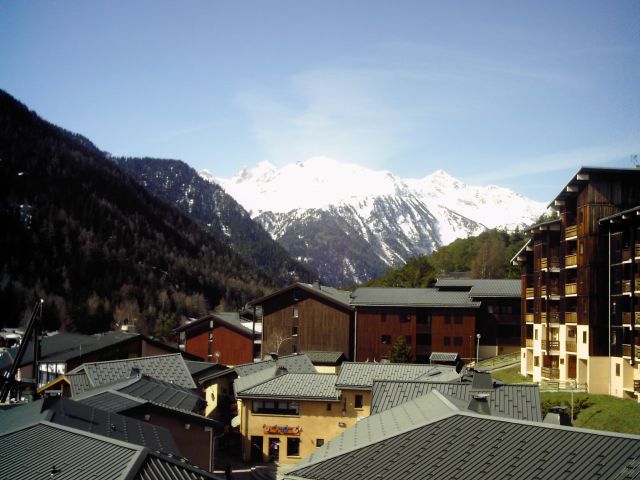 vue sur la station depuis le balcon