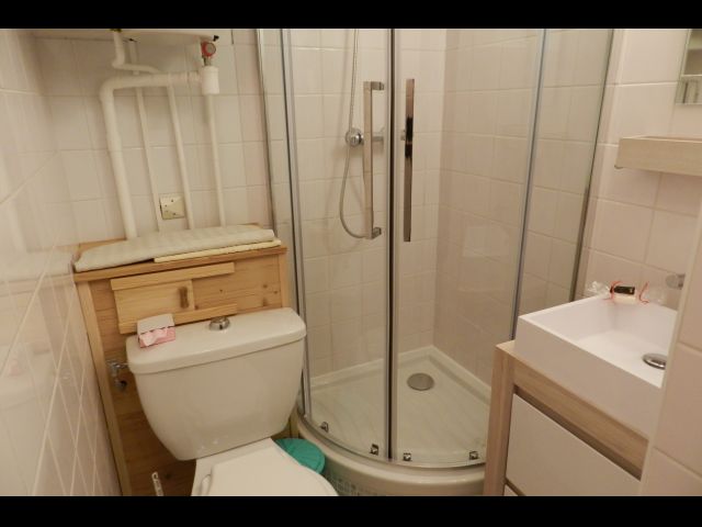 La salle de bain.