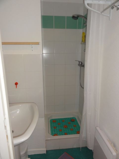 Salle de bains n°2: Douche et lavabo