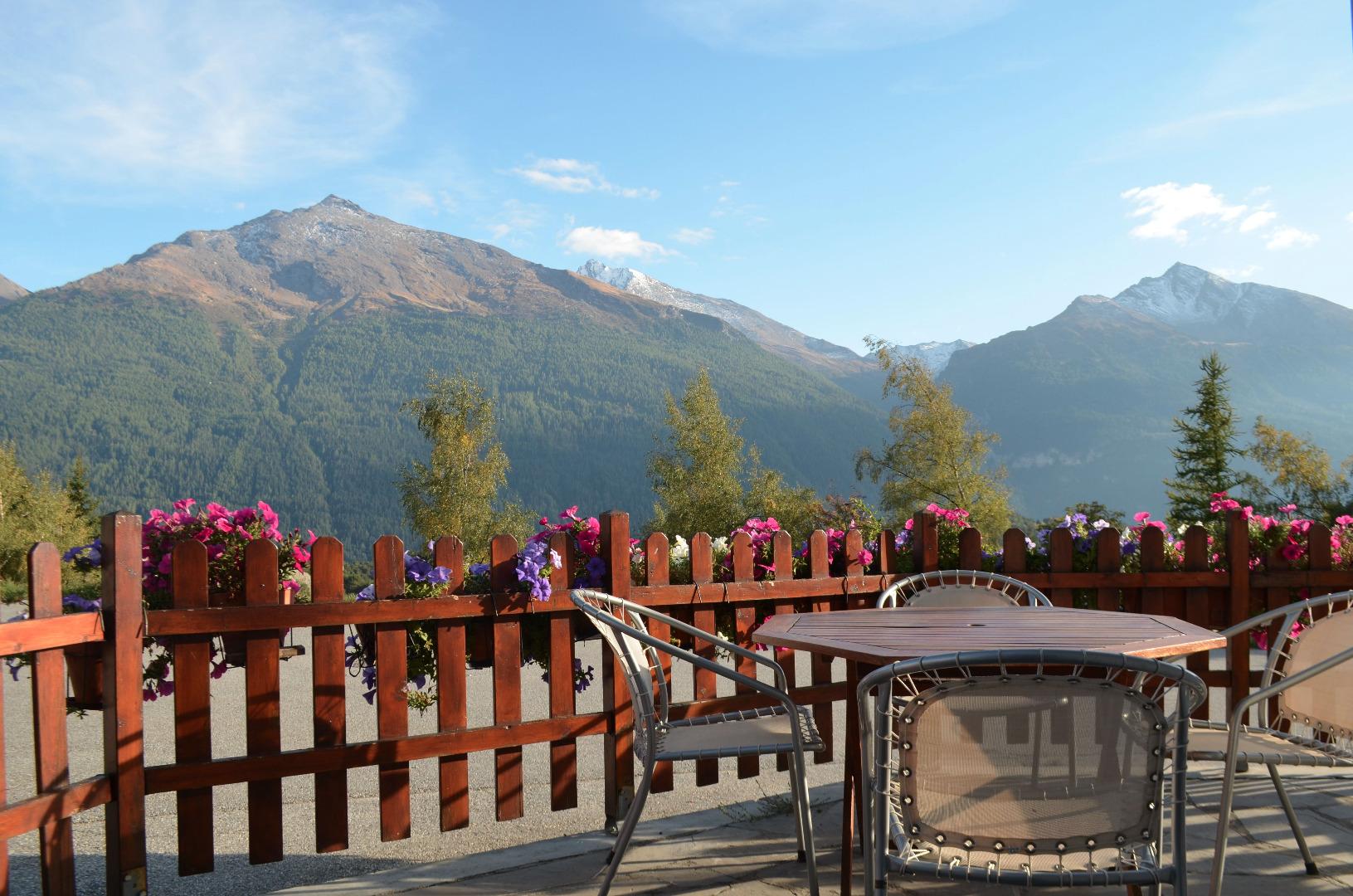 Vue sur les montagnes
