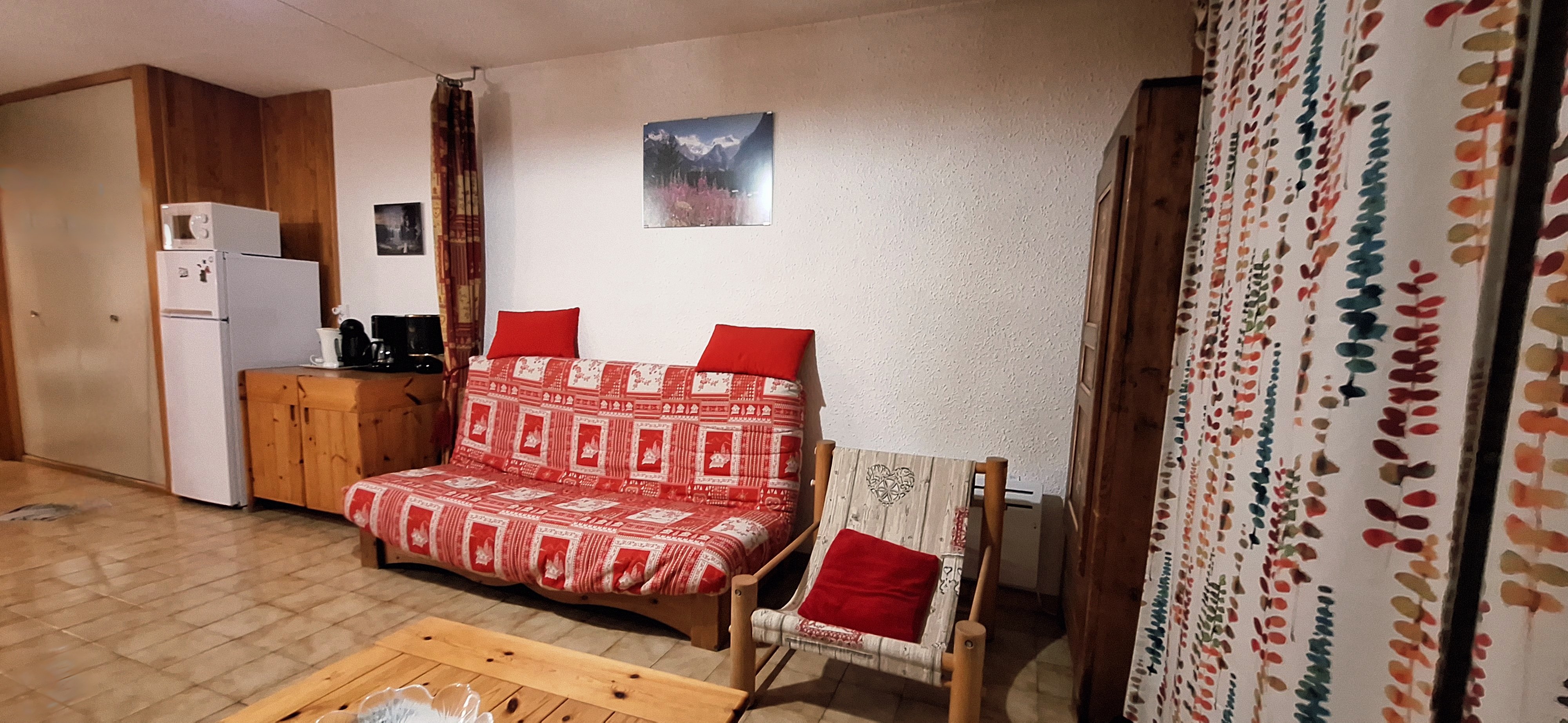 Lit clic clac matelas 140x200 dumflex , réfrigérateur congélateur