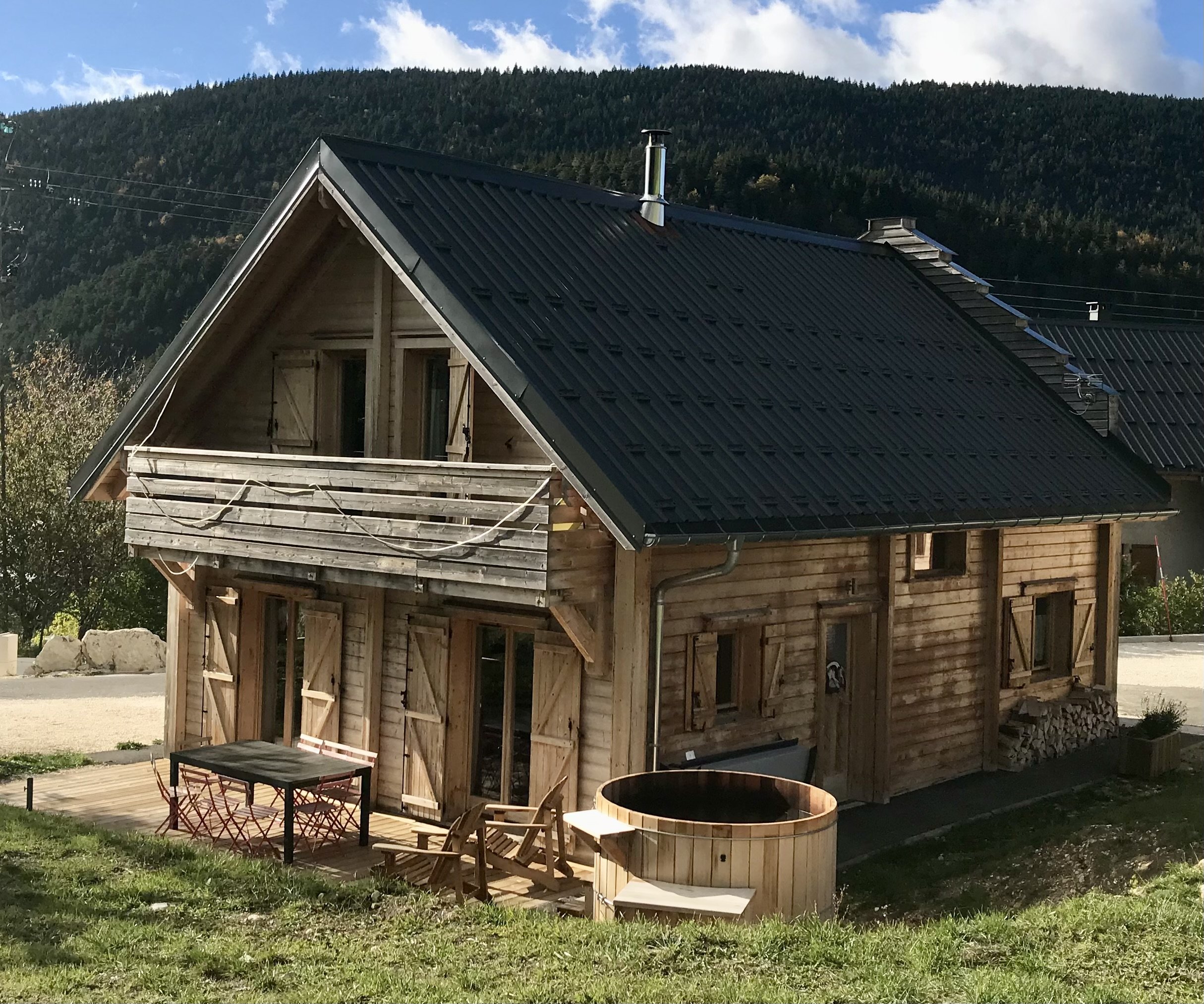 Le chalet en été