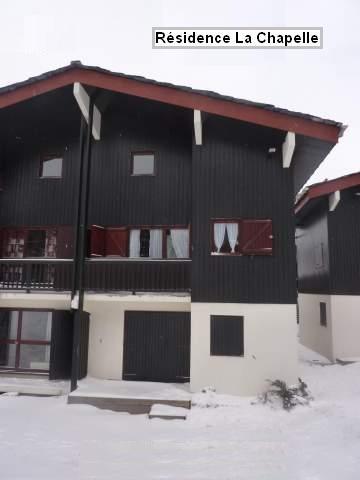 Vue du chalet et de l'appartement