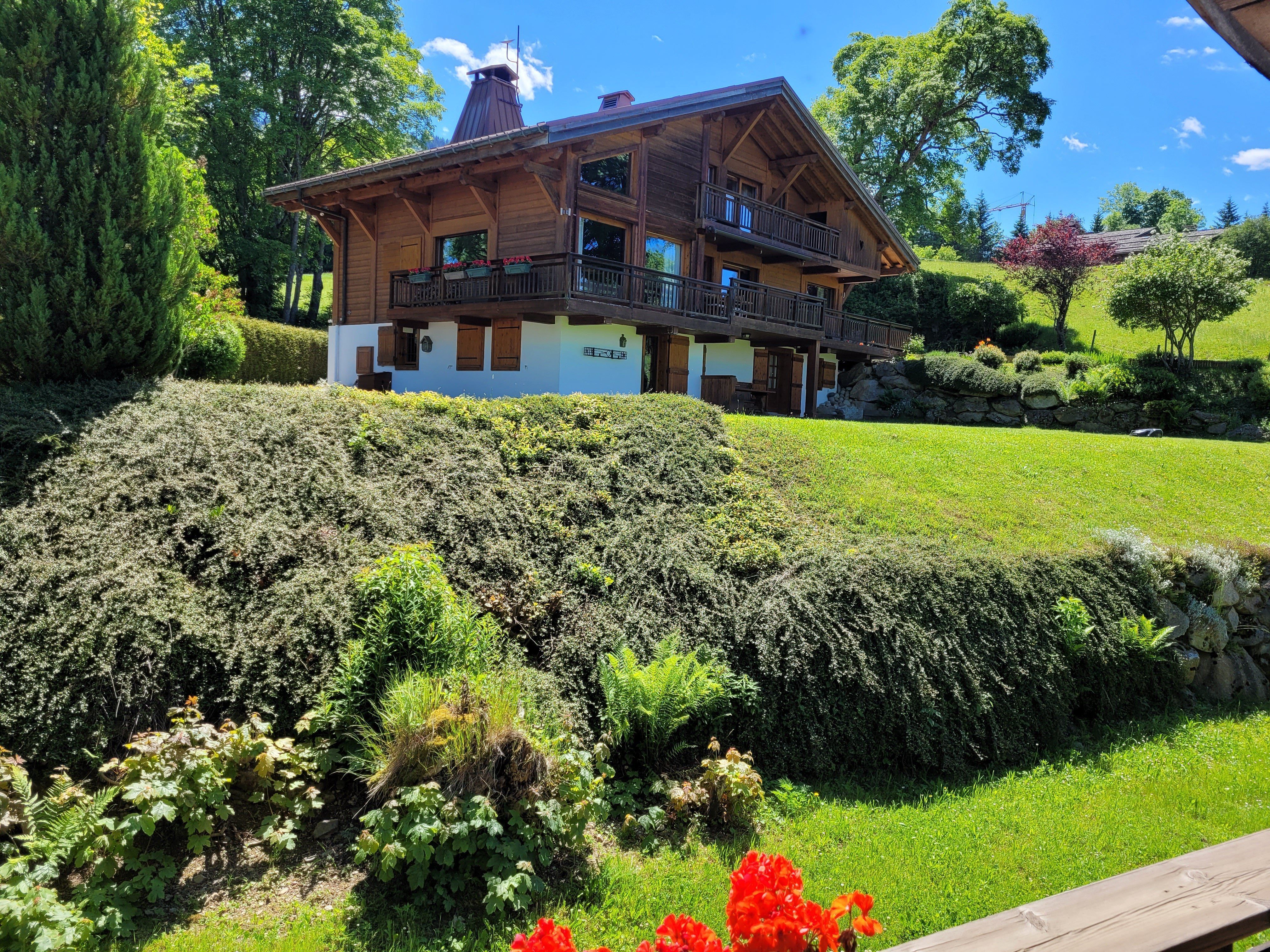 chalet Cristal Megève en été