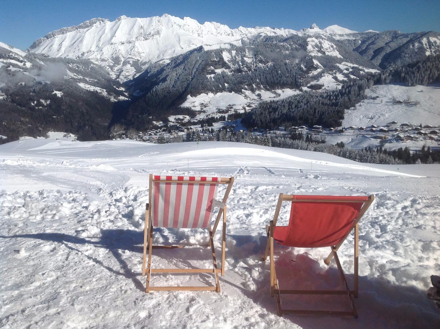 Vue sur les Aravis 