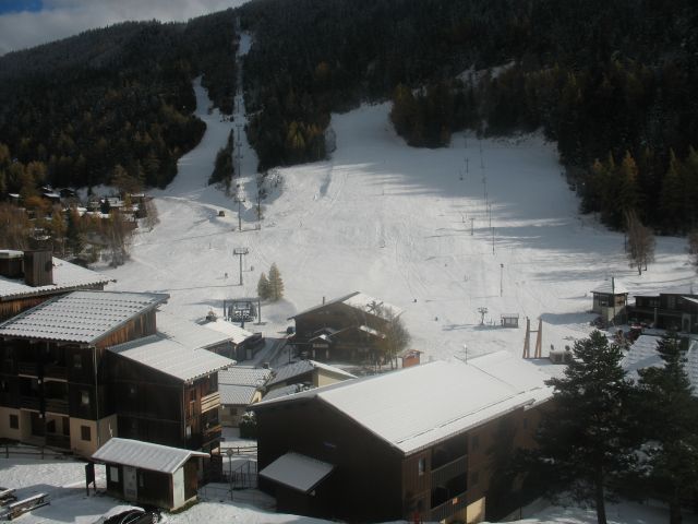 vue de l'appartement l'hiver