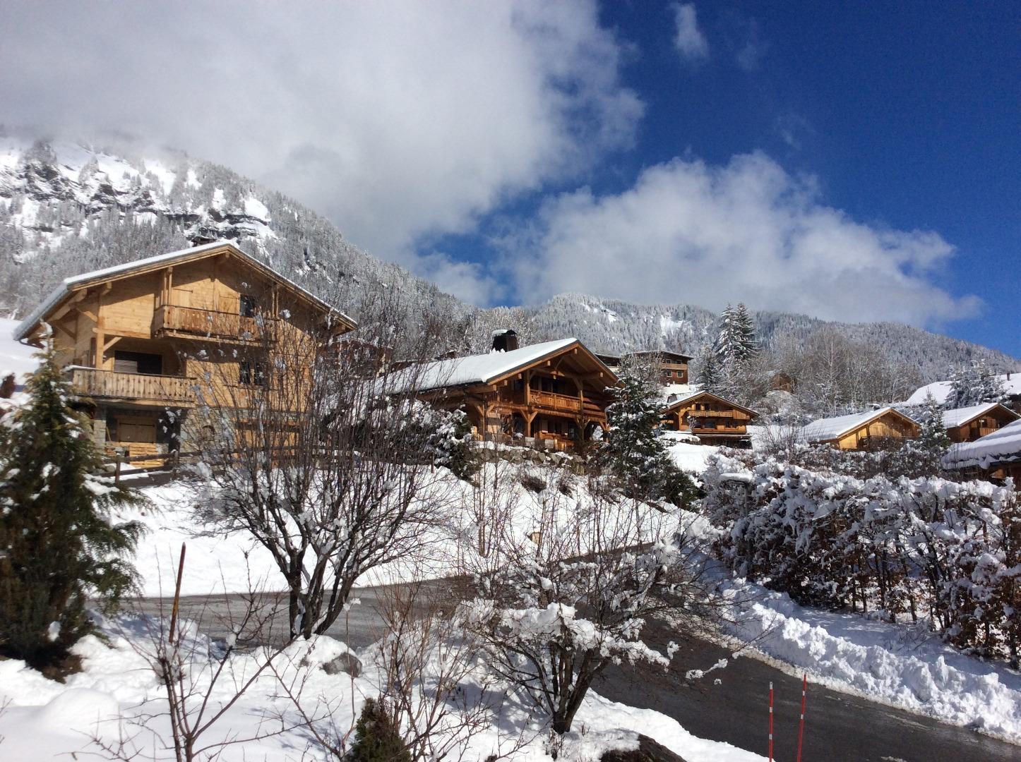  Photo des chalets  de nos plus proches voisins 