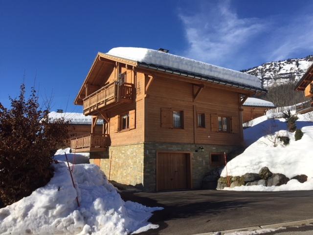 Parking  devant le chalet   