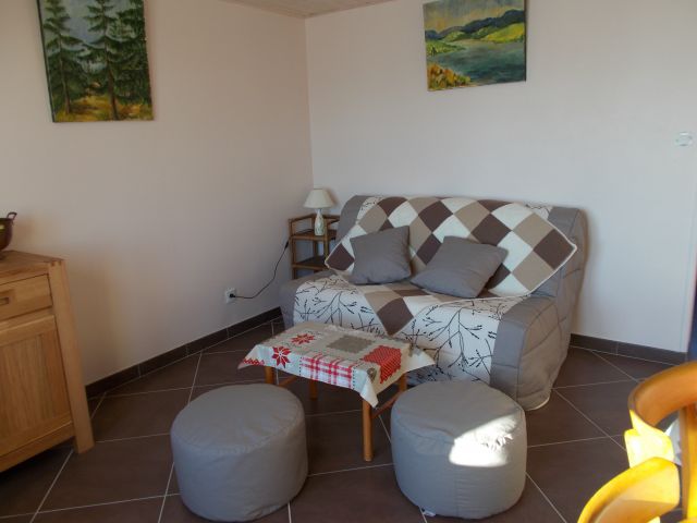 Coin salon avec couchage BZ