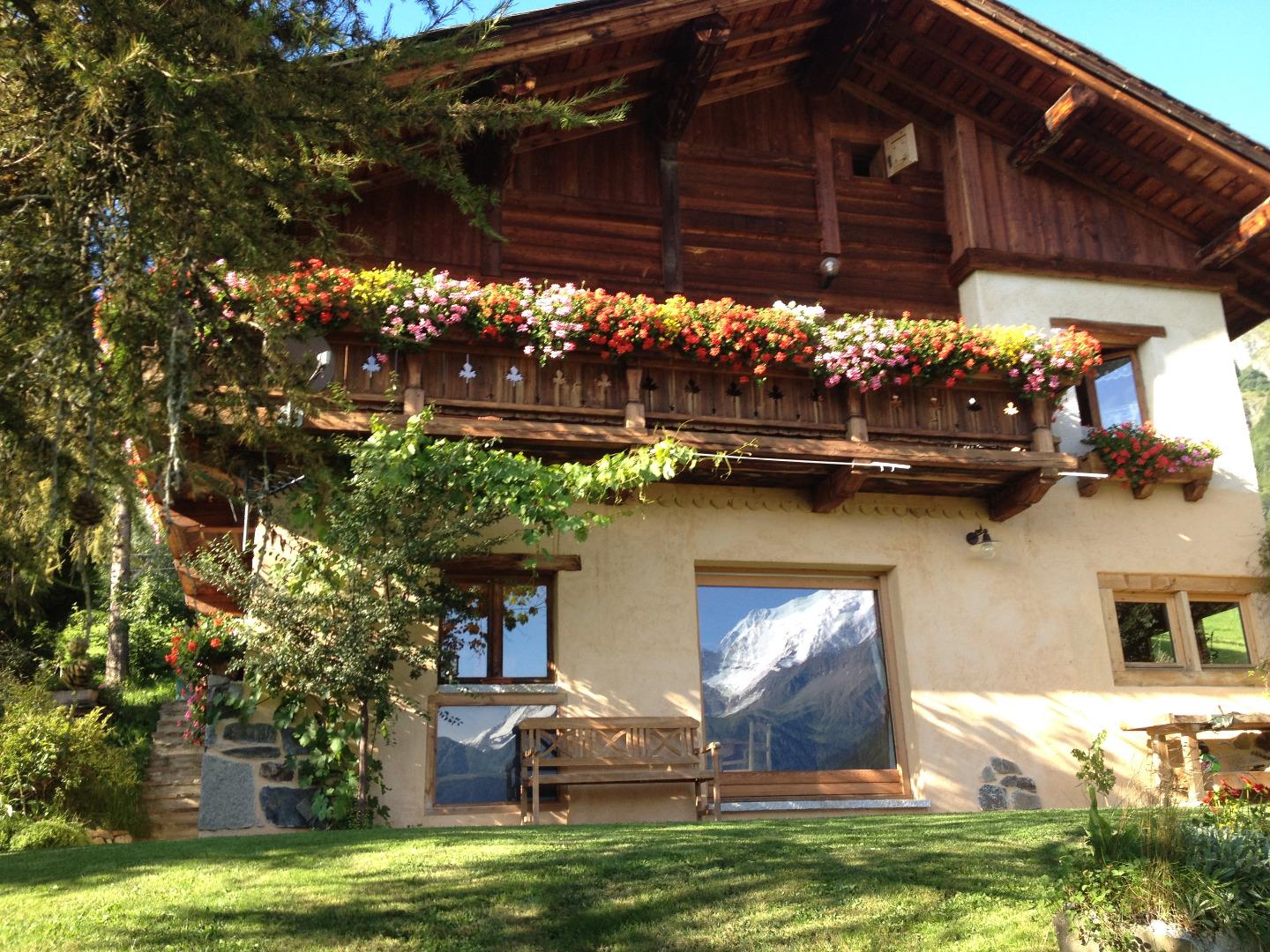 La terrasse du chalet