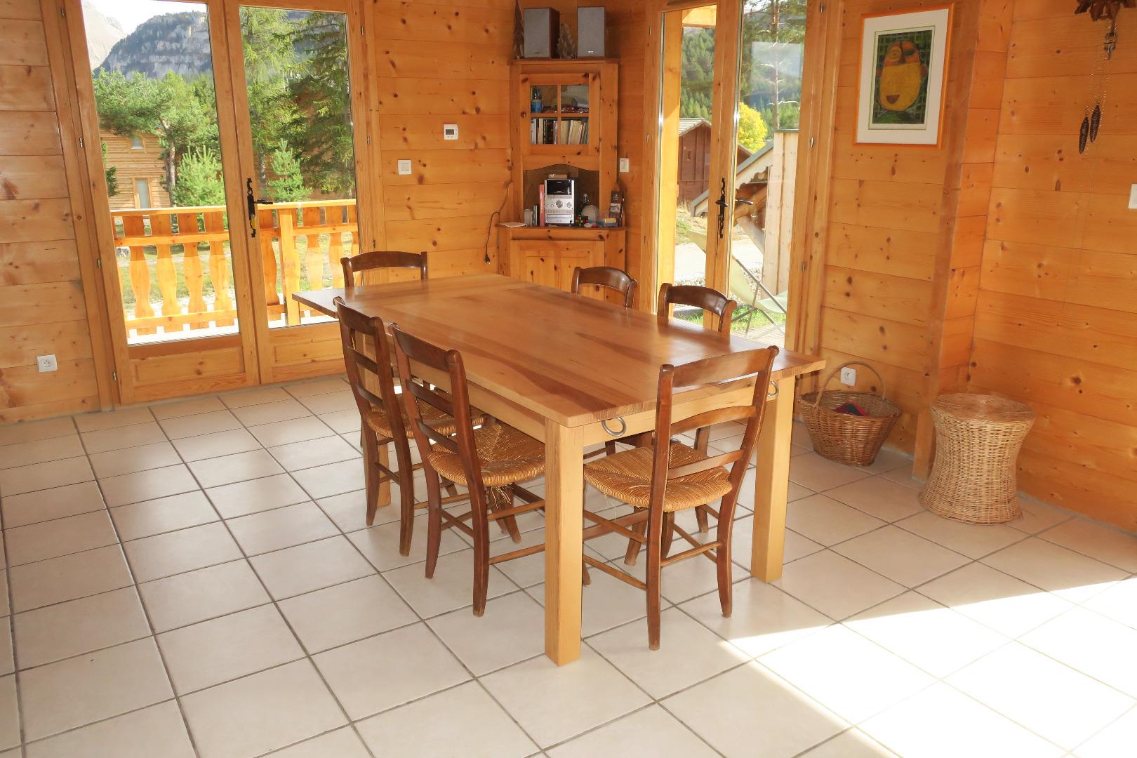 Grande table pour dix convives