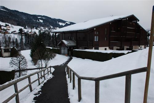 Le chalet en hiver