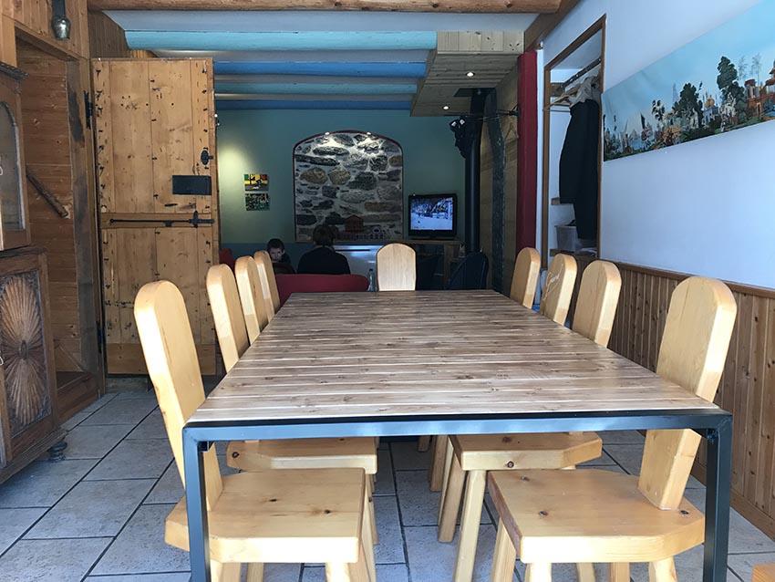 Le coin repas et jeux!