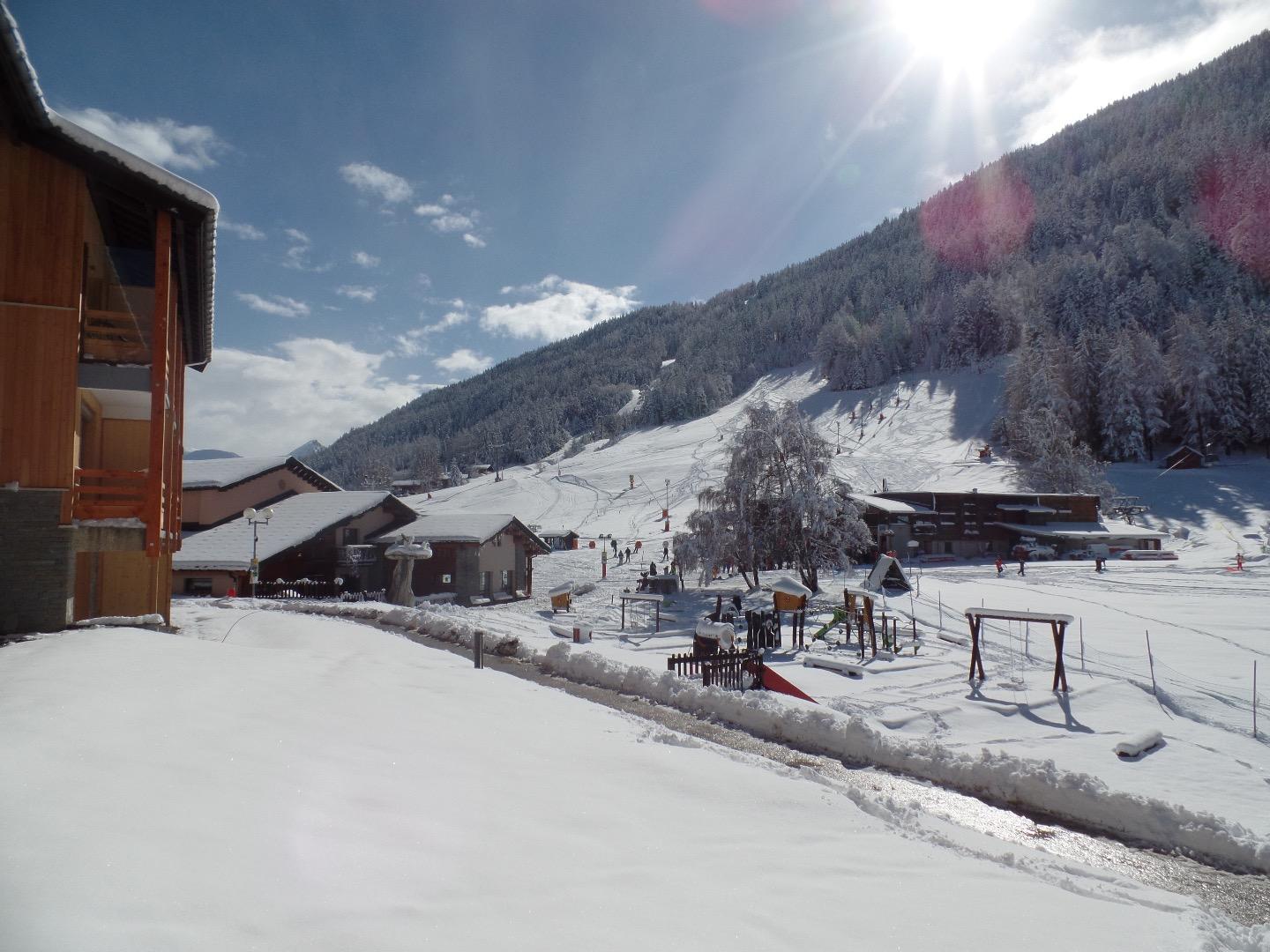 Vue de la terrasse...