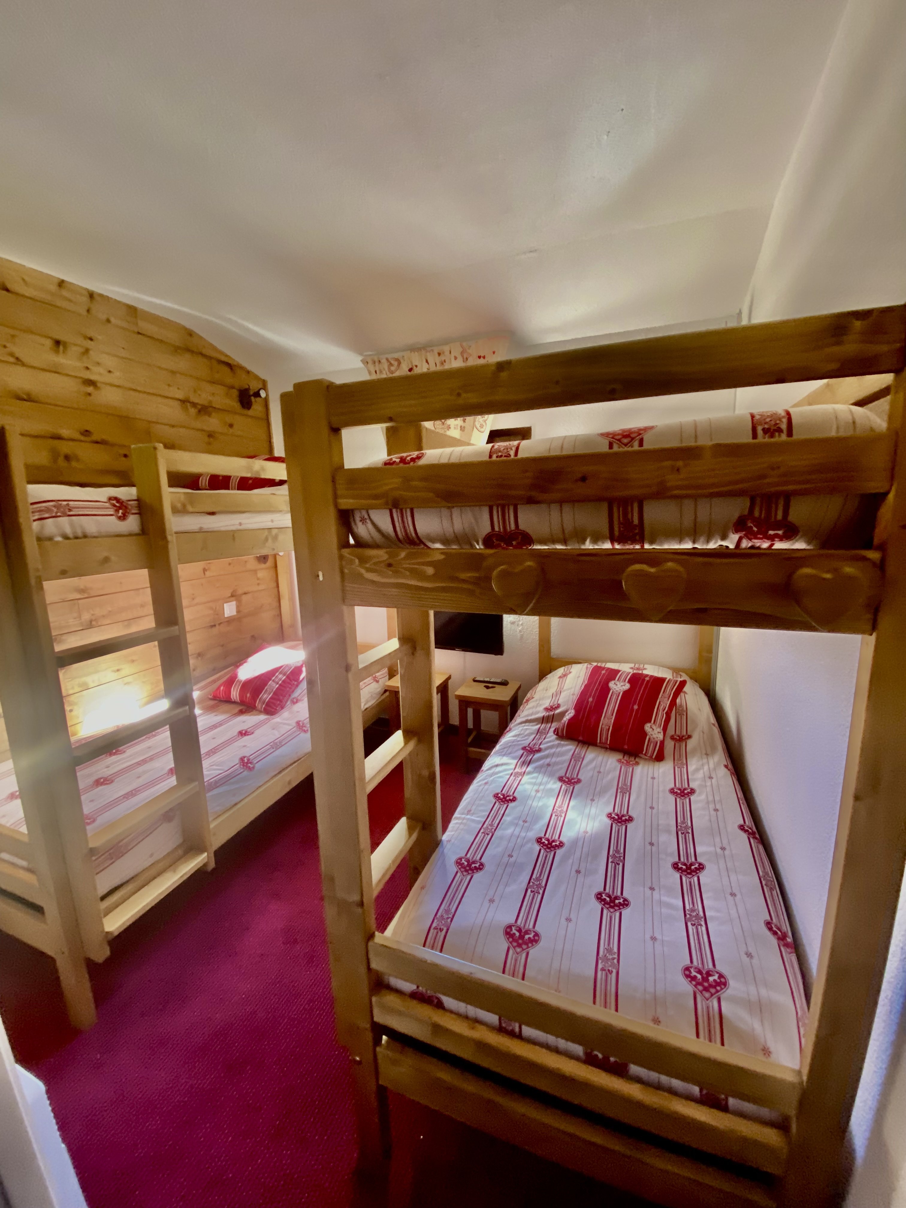 chambre (4 couchages) à l'étage