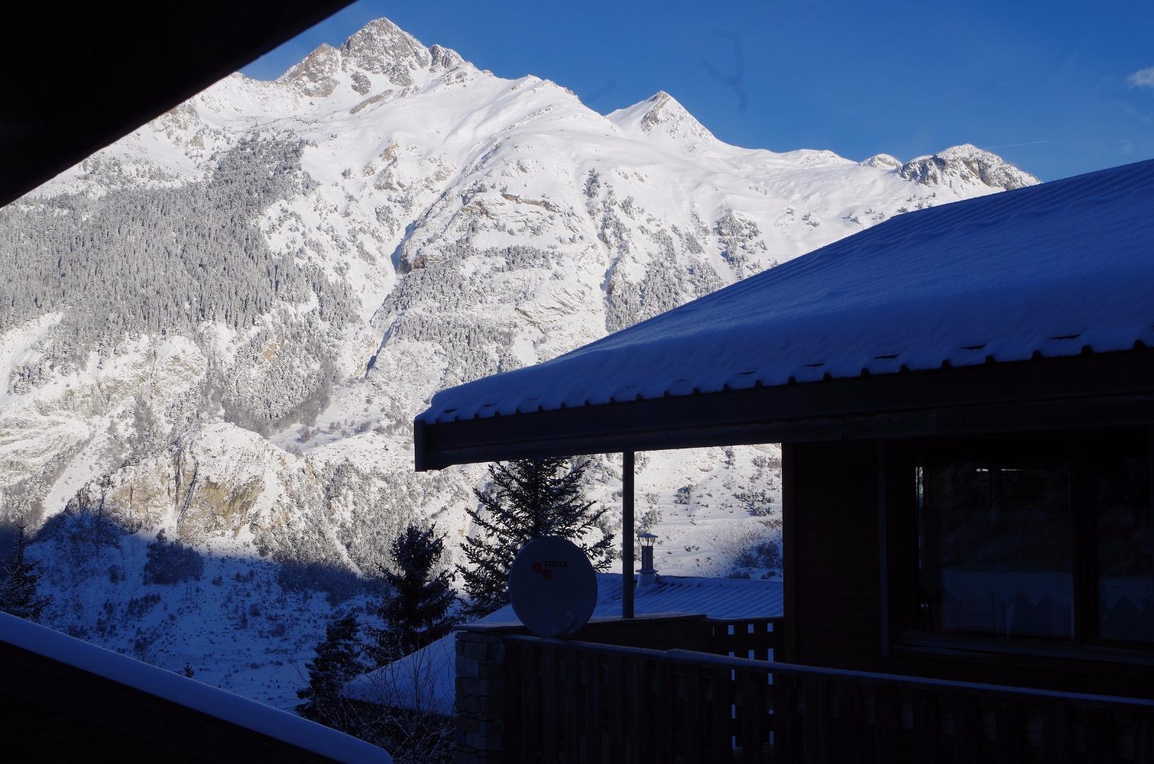 Vue dégagée sur le parc de la Vanoise.