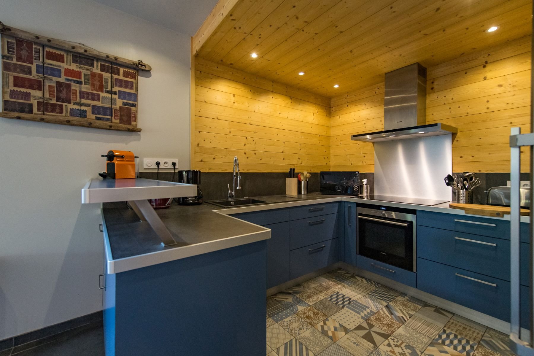 La cuisine très bien équipée