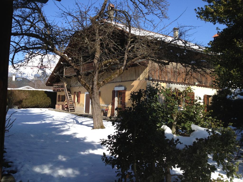 Le chalet en hiver
