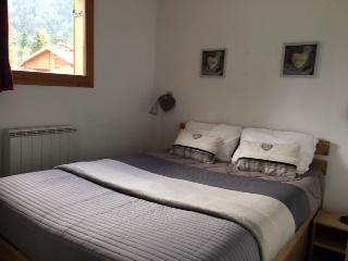 Chambre 2 couchages avec penderie, rangements et matériel de repassage