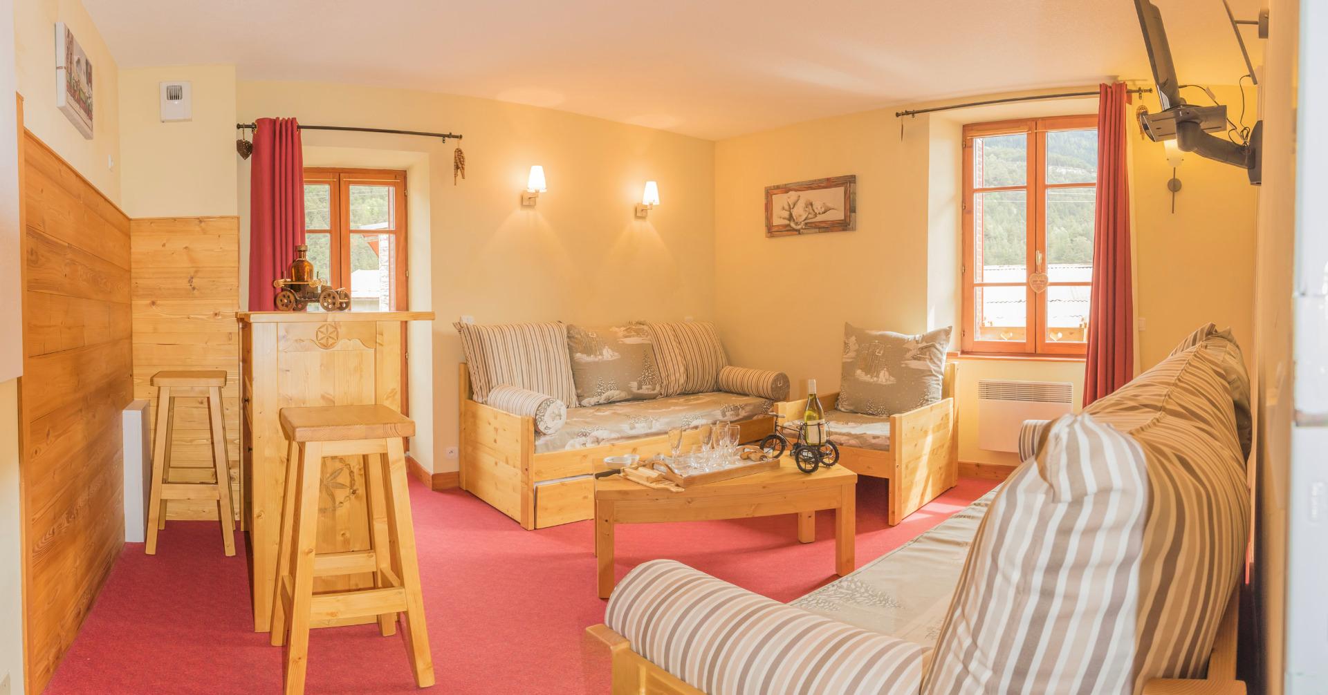 Salon situé au 3ème étage