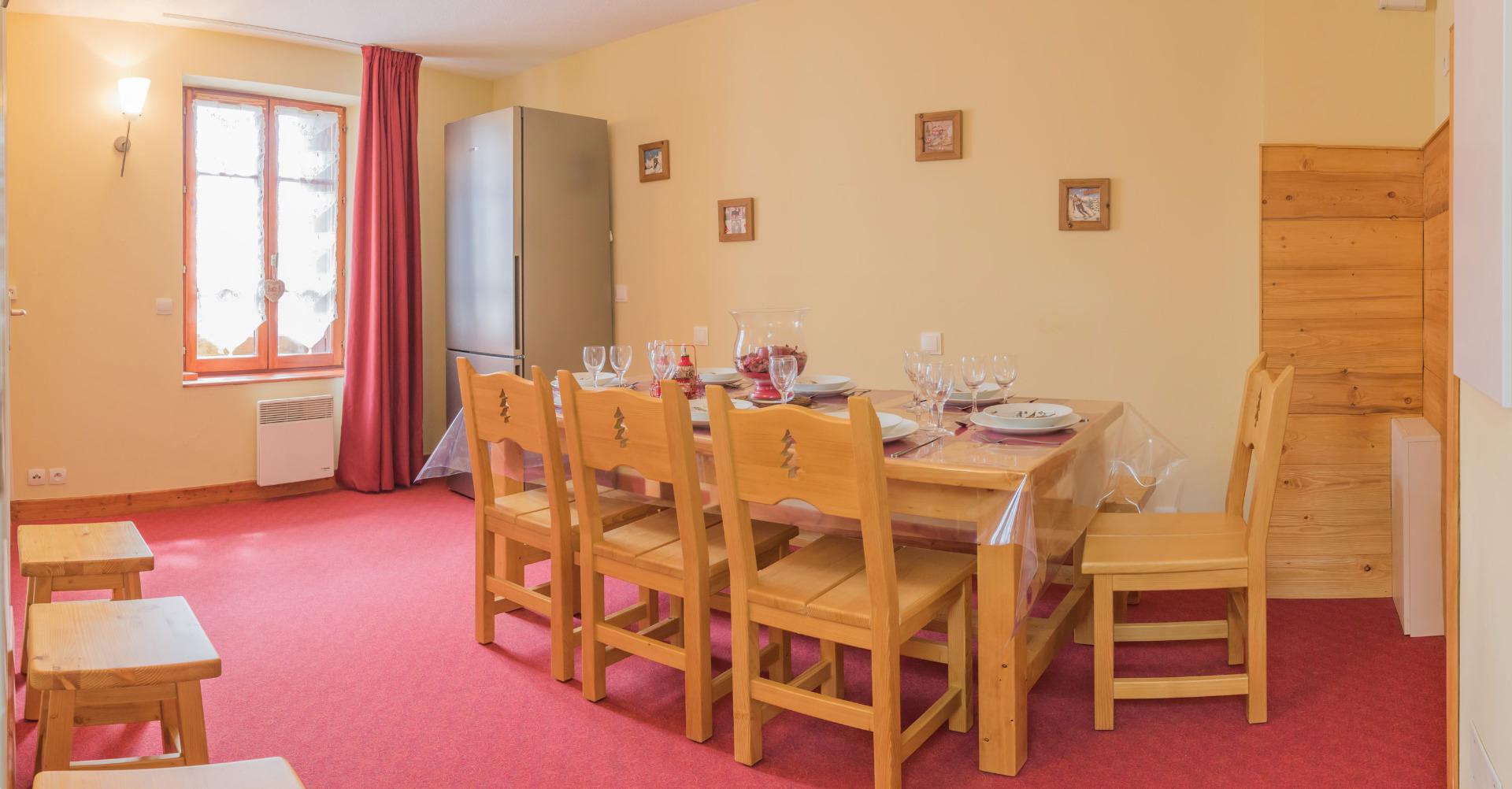 Salle à manger et cuisine au 3ème étage