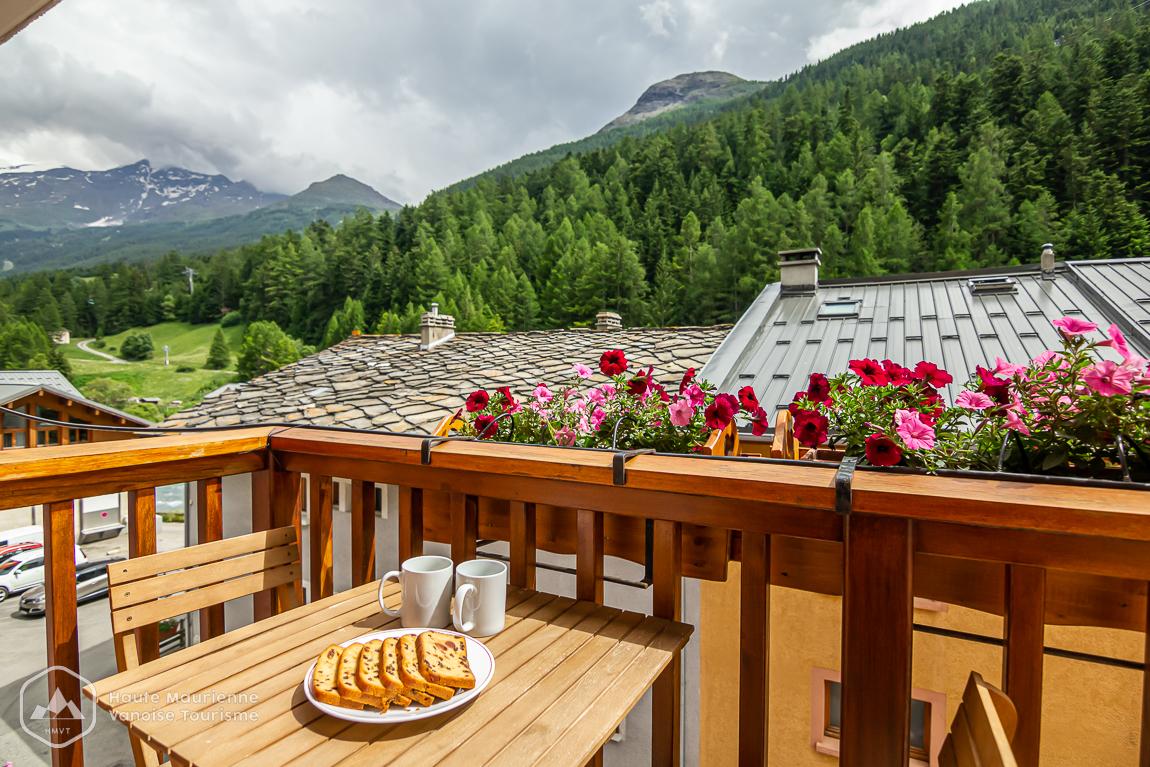 Balcon séjour en été