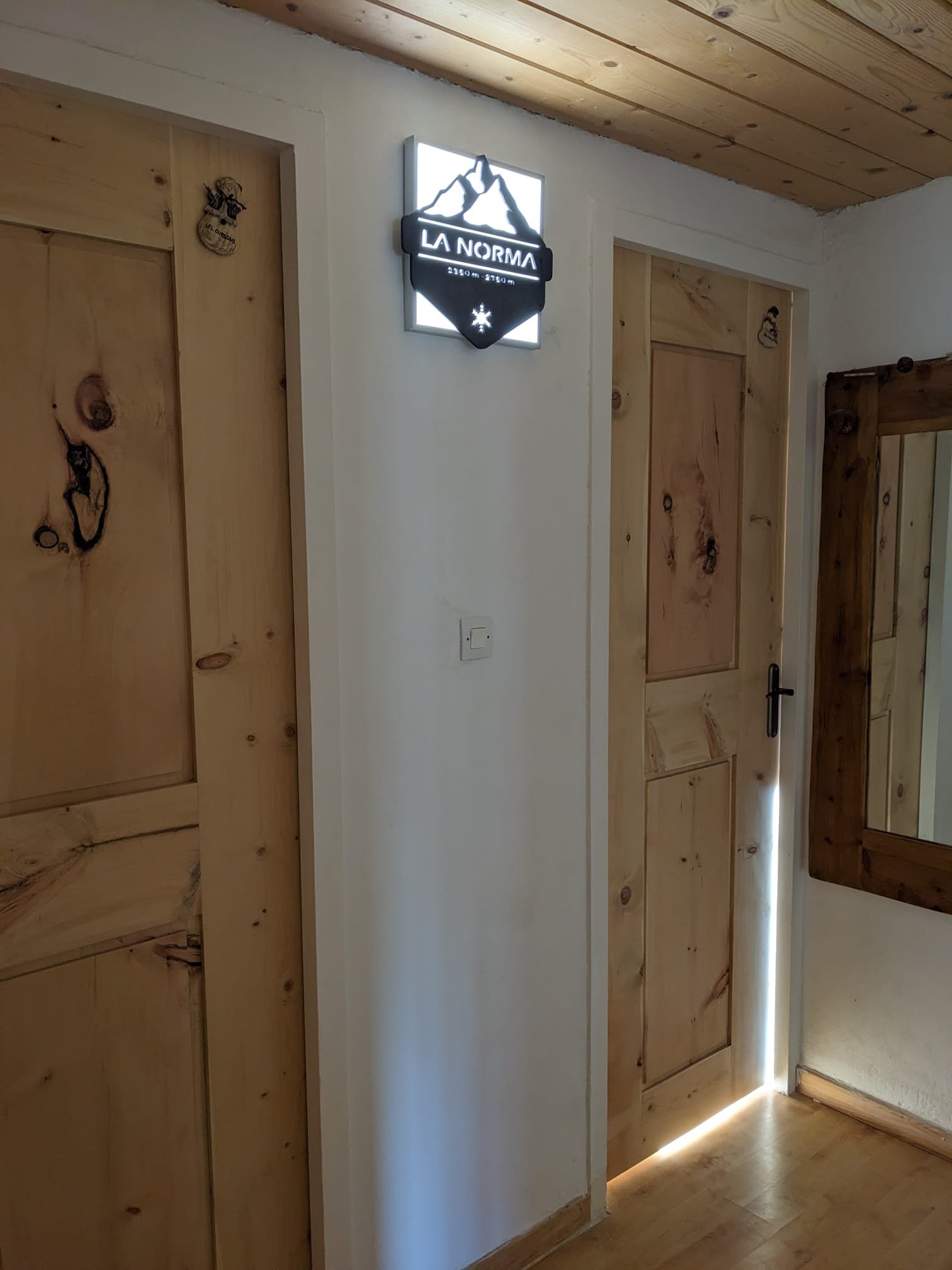 SAS accès aux chambres