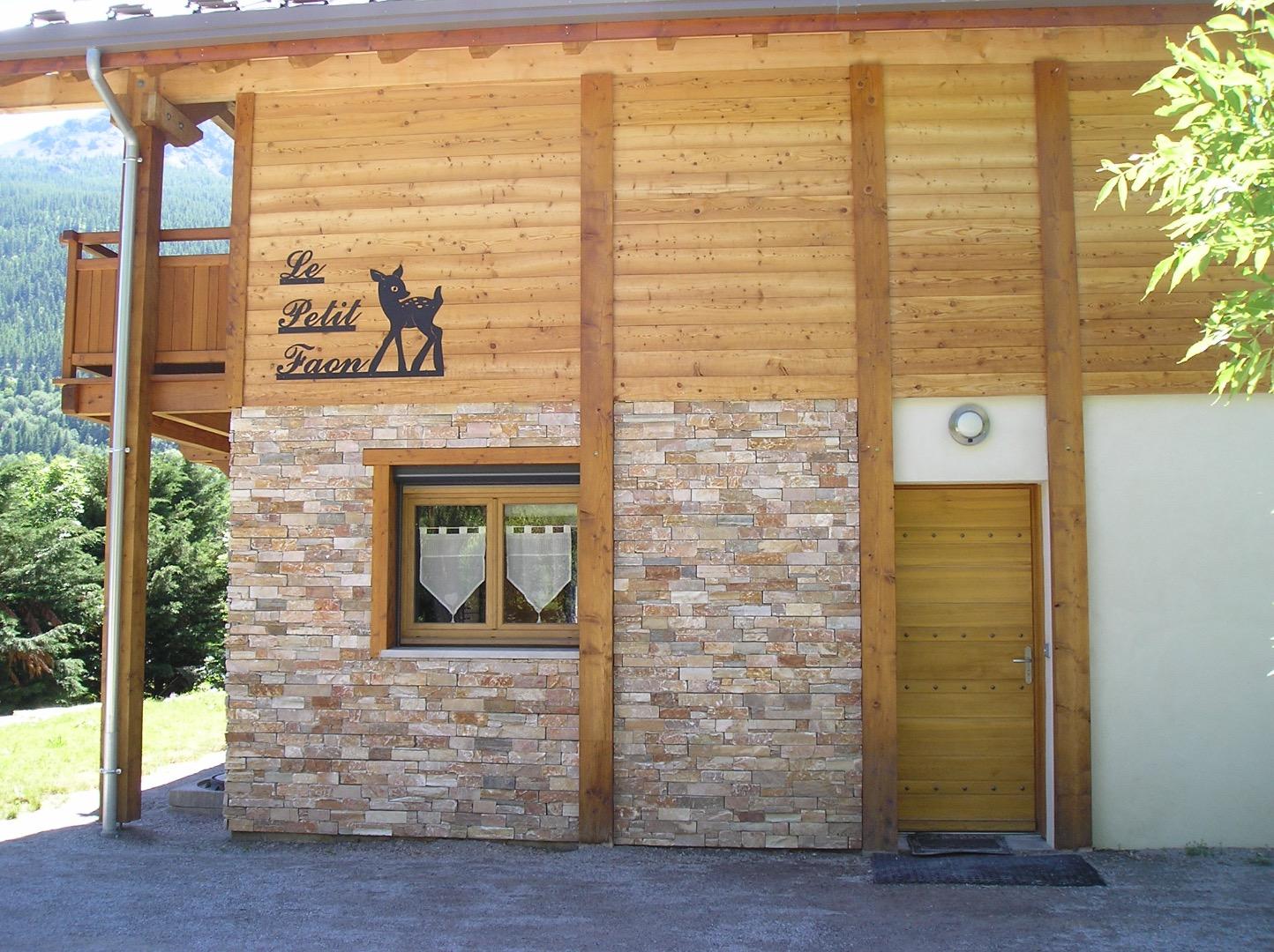 Façade Est du chalet