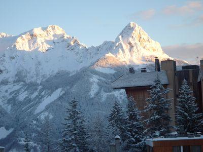 Vue du salon et de la terrasse