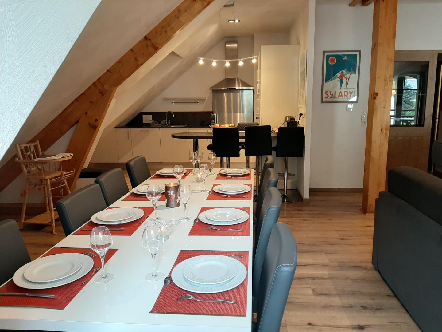 Salle à manger-cuisine