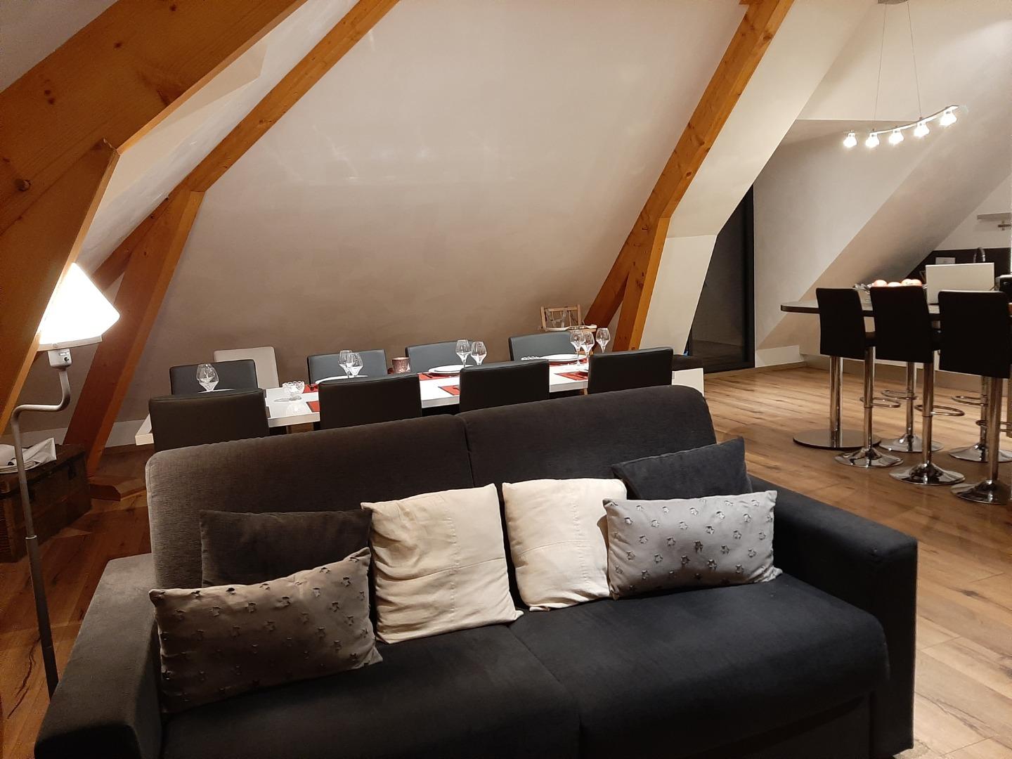Salon-salle à manger