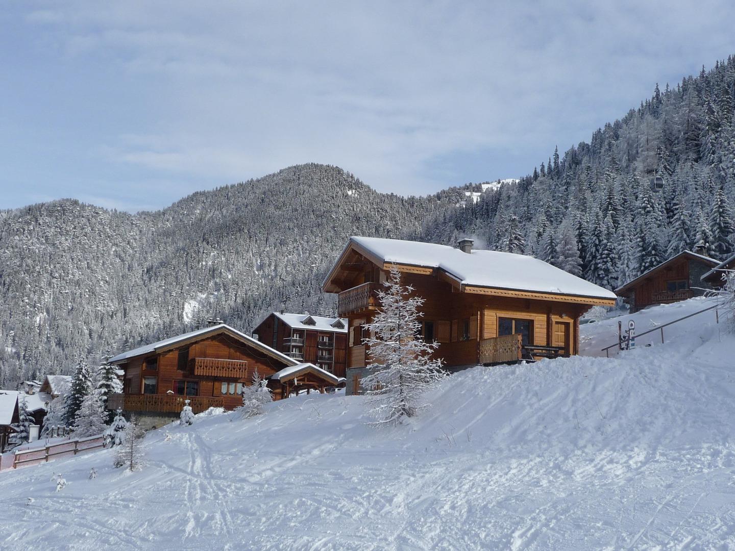 Chalet et son environnement