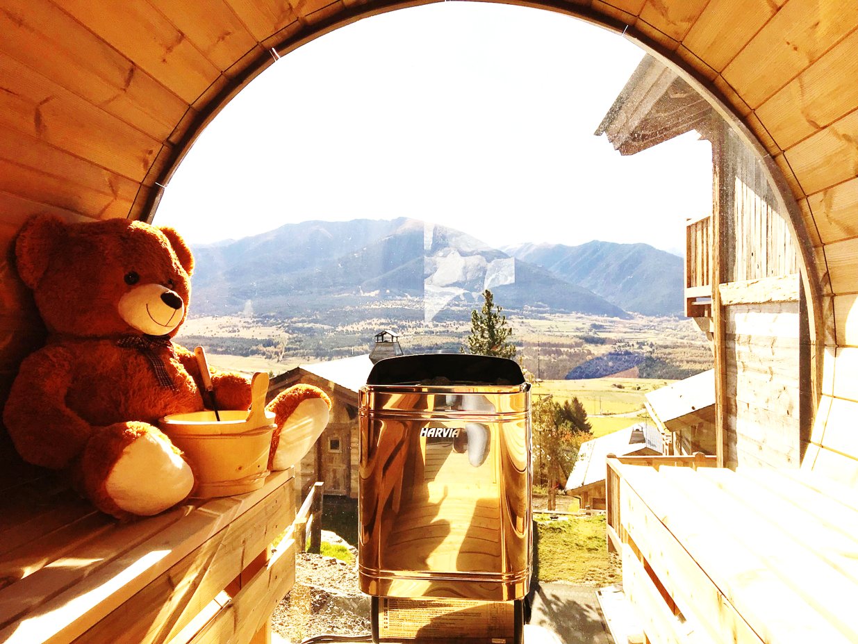 chalet aguila sauna panoramique